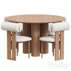 Dining Set Cleopatra Teak Indoor