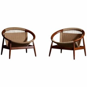 Relaxing Wicker Chair Teak Indoor