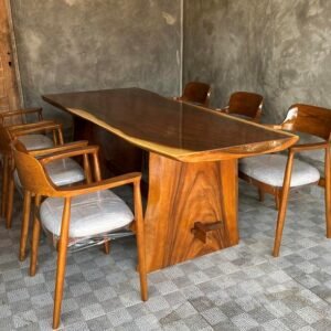 Dining Set Table 6 Chairs
