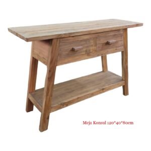 Console Table Rustic Reclaimed Teak
