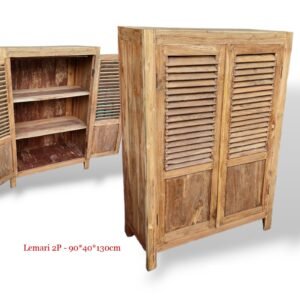 Minimalis Drower Tower Teak Patio