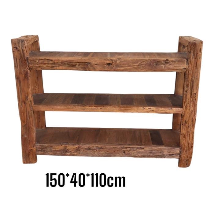 Recycled Teak Wood Shoe Rack Recycled Teak Wood Shoe Rack