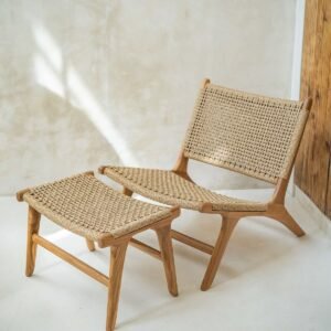 Relaxing Chair Combination Rottan Sintetis