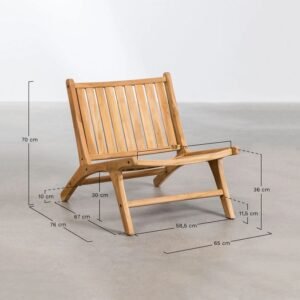 Relaxing chair Teak Patio Wood