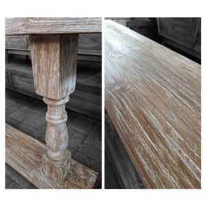Table Console Reclaimed Teak