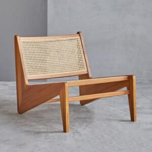 Teak Chair Rattan Minimalis Design
